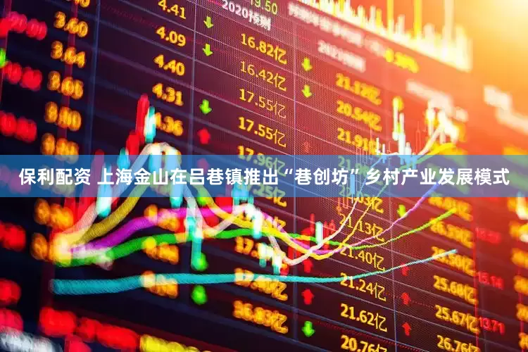 保利配资 上海金山在吕巷镇推出“巷创坊”乡村产业发展模式